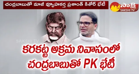 Chandrababu Meet With Prashanth Kishor