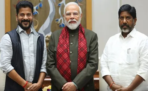 Telangana CM Revanth Reddy Meets PM Modi In Delhi 