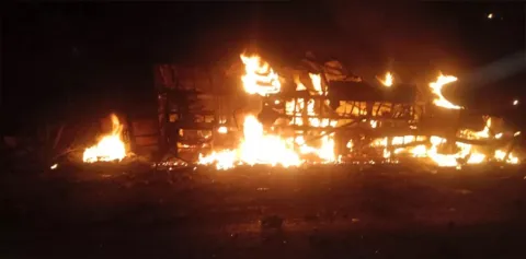 Bus Accident In Madhya Pradesh 