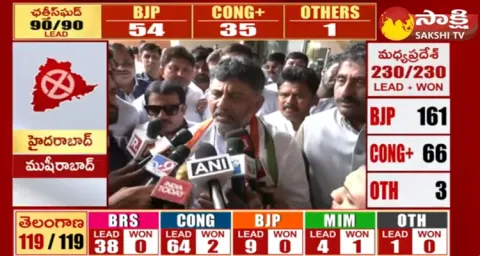 DK Shivakumar First Reaction On Congress Won In Telangana Assembly Polls