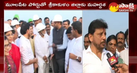 MLC Duvvada Srinivas Visits Mulapeta Port