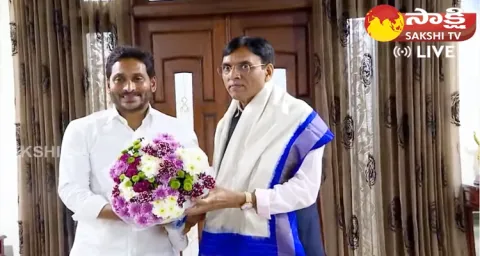 Union Health Minister Mansukh Mandaviya Meets CM YS Jagan