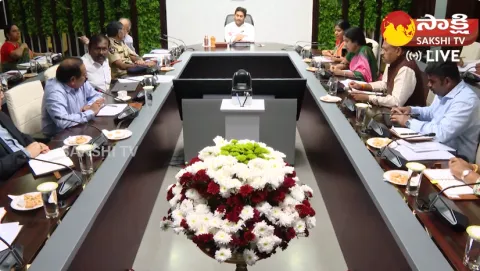 CM YS Jagan Video Conference With District Collectors Over Cyclone Michaung 