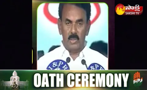 Jupally Krishna Rao Takes Oath As Telangana Minister