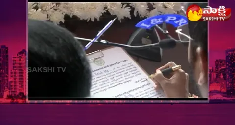 Revanth Reddy Sign With Own Pen As Telangana CM At LB Stadium