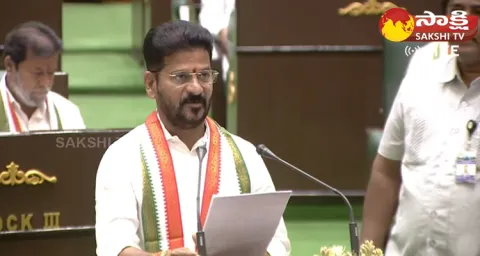 CM Revanth Reddy Swearing In As MLA In Assembly 