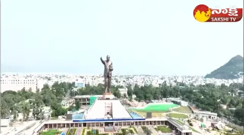 Worlds Biggest Ambedkar Statue Drone Visuals 