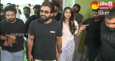 Allu arjun And Allu Sneha Reddy Visuals At The Firefly Carnival Family Carnival