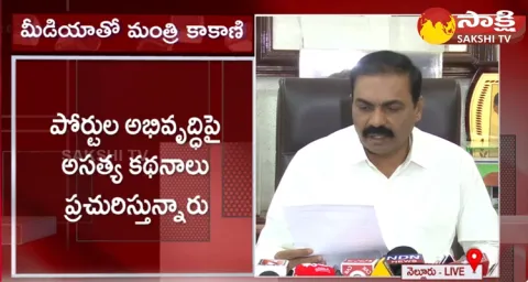 Minister Kakani Govardhan Reddy About Krishnapatnam Port Development