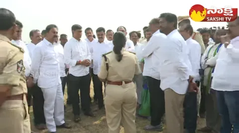 Huge Arrangements For Siddham Meeting in Eluru 