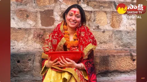 Actress Tamannaah Bhatia visited Kamakhya temple In Assam