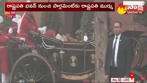 President Droupadi Murmu Grand Entry In Parliament 
