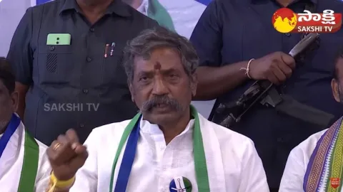 YSRCP Samajika Sadhikara Bus Yatra at Panyam