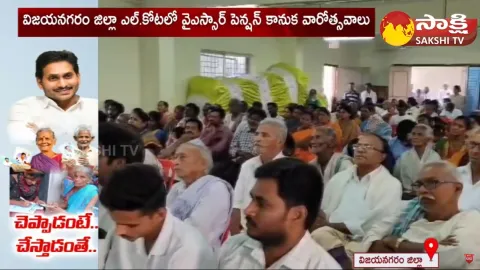 YSR Pension Kanuka Distribution In Vizianagaram
