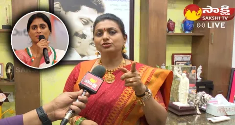 Minister Roja Fires On Sharmila Comments Against Her 