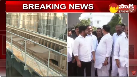 CM Revanth Reddy And Congress Leaders At Medigadda Barragege