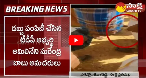 TDP Leaders Distributing Money In Anantapur