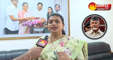 MLA RK Roja Hot Comments On Chandrababu Delhi Tour 