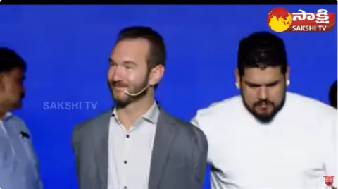 Motivational Speaker Nick Vujicic Praises AP CM YS Jagan 