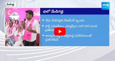 BRS Leaders To Visit Medigadda Barrage Today