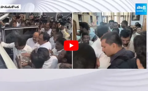 High Drama At Aroori Ramesh House