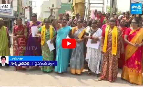Kadapa TDP Women Cadre Opposed MLA Candidate Madhavi Reddy
