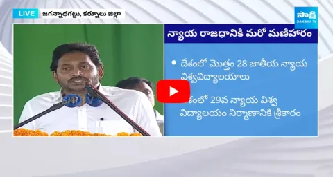 CM YS Jagan Mohan Reddy Speech In Kurnool District 