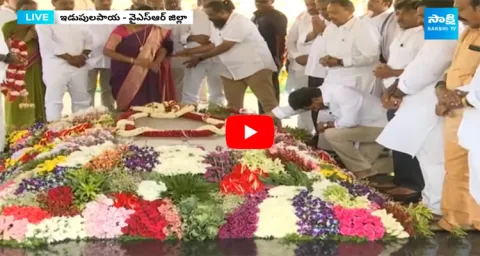 CM YS Jagan Pays Tribute To Dr YS Rajasekhara Reddy 