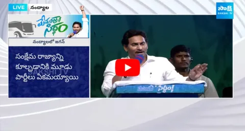 AP CM YS Jagan Powerful Speech At Nandyal YSRCP Memantha Siddham Public Meeting