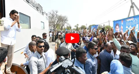 AP CM YS Jagan Public Meeting At Yemmiganur