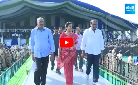 Huge Arrangements For CM YS Jagan Siddham Meeting