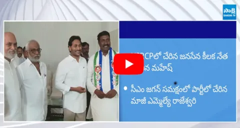Pothina Mahesh Joins In YSRCP Party 