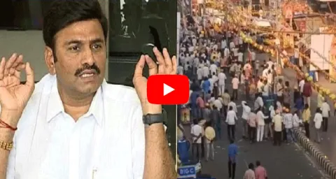  TDP Activists Protest Against Chandrababu