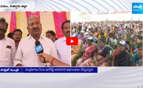 Minister Peddireddy Ramachandra Reddy Slams Chandrababu