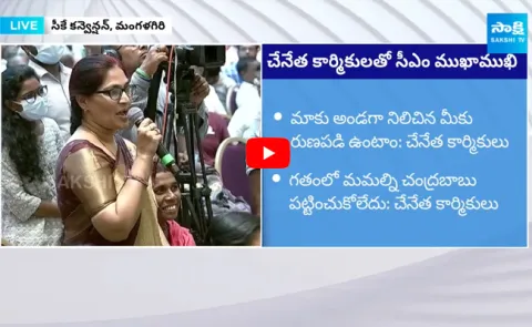 Woman Handloom Weaver Excellent Words About CM Jagans Welfare Schemes