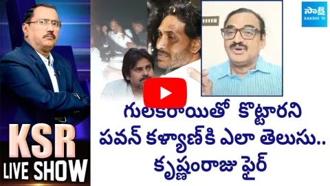Analyst Krishnam Raju Fires on Pawan Kalyan Comments