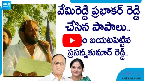MLA Nallapareddy Prasanna Kumar Reddy Comments On Vemireddy Prabhakar Reddy