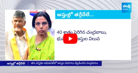 Chandrababu Naidu Submitted His Assets To Election Commission