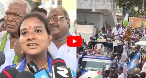 Murugudu Lavanya And Nara Lokesh Election Nomination