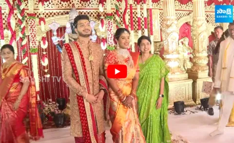 YS Bharati Attends Sakshi Director PVK Prasad Daughter Marriage 