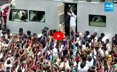 CM YS Jagan Memantha Siddham Bus Yatra Highlights Visuals