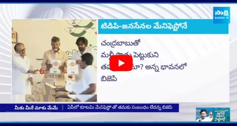 BJP Says No Use With TDP And Janasena Manifesto