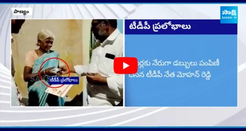 TDP Leader Distributing Money In Panyam Nandyal District