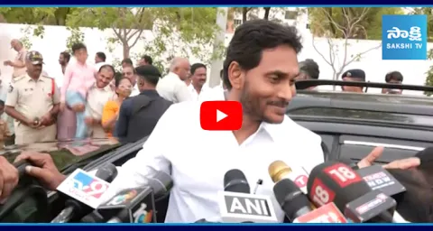 CM YS Jagan Speaks With Media After Casting Vote