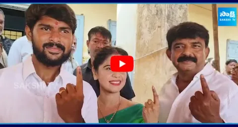 Perni Nani And His Family Cast Their Vote 