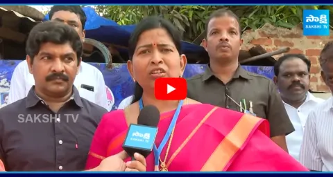 Taneti Vanitha Her Family Cast Their Votes