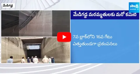 Medigadda Barrage Getting Vibrations while lifting gate in 7th block