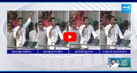 AP  CM Jagan Slams Chandrababu In Election Campaign