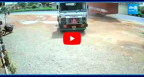Truck Two Pieces In Road Accident
