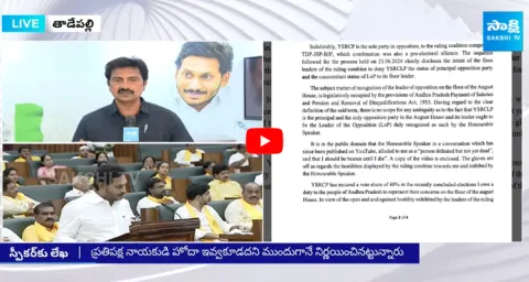 YS Jagan Open Letter to Speaker Ayyannapatrudu 